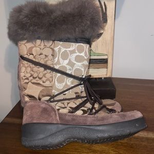 Brown Coach Boots